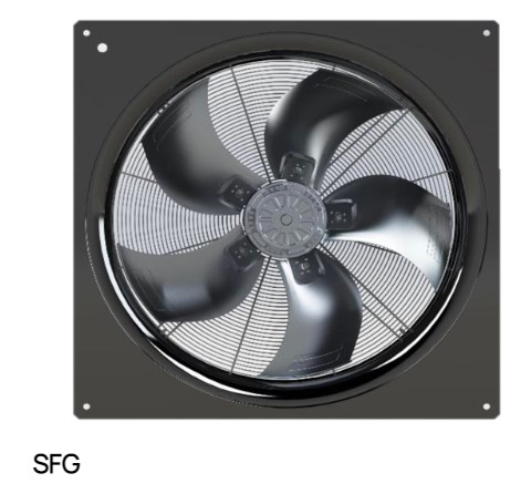 Вентилятор охлаждения осевой BAHCIVAN SFX-6M 630 B Градирни #1